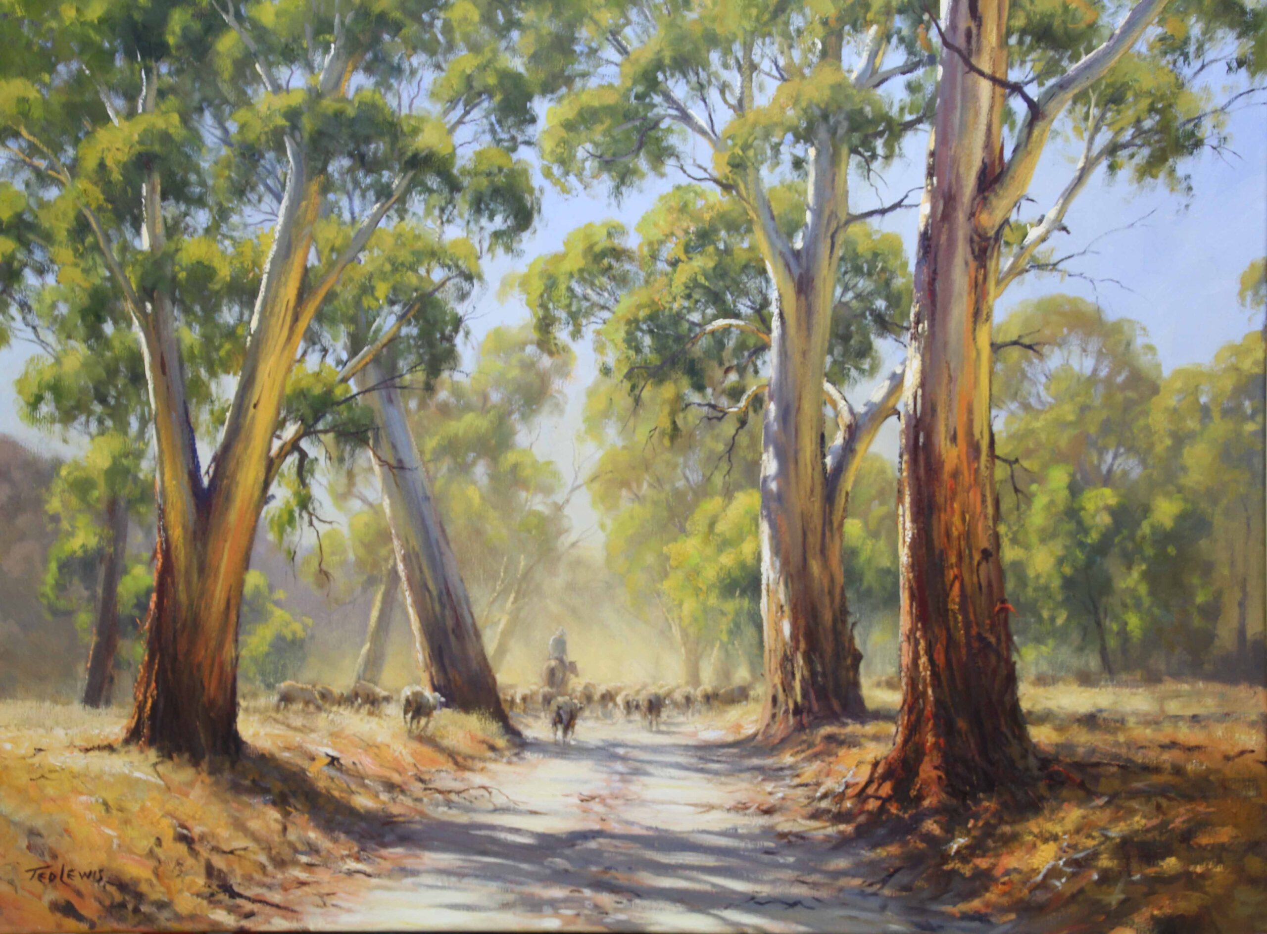 Australian Outback Paintings by Ted Lewis